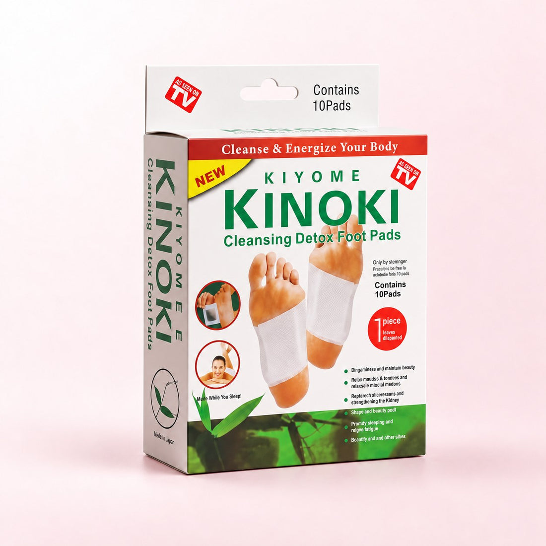 Parches Kinoki x10 — Fórmula natural