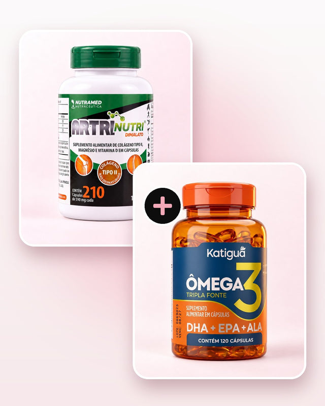 Combo Articulaciones: Colágeno Tipo II y Omega 3 Triple Fuente
